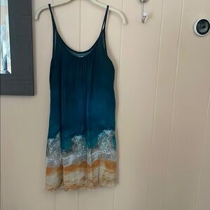 Natural Life Teal Beach Dress